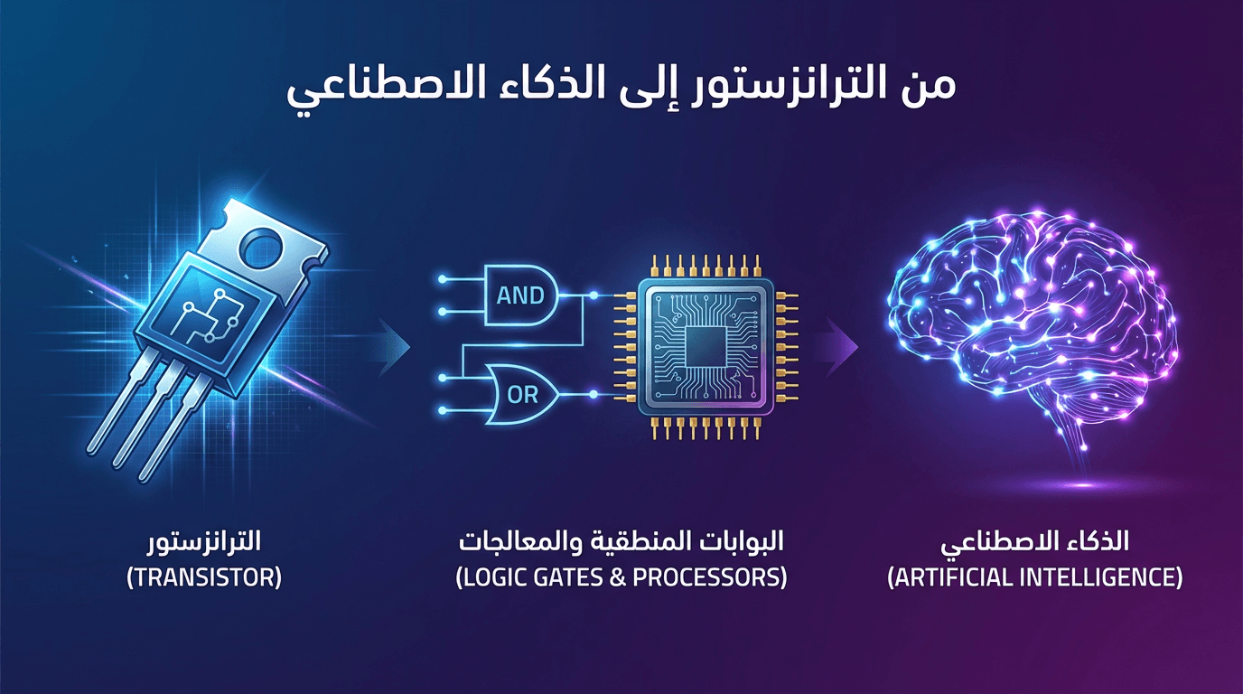 من الترانزستور إلى الذكاء الاصطناعي